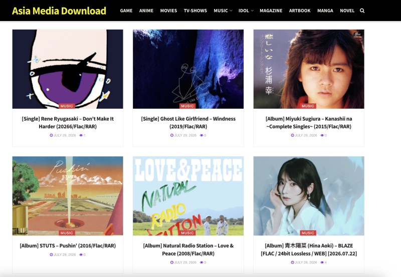 Asia Media Download 音楽MP3ダウンロード