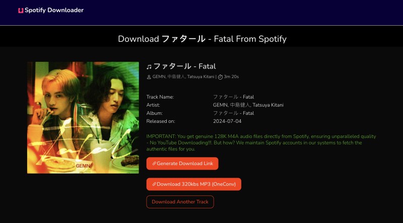 Spotify Songs Downloader